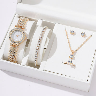 Fashion Rhinestone Quartz Bracelet Wrist Watch For Women