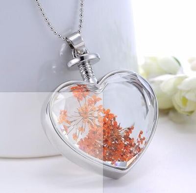 Fashion Glass Pendant Necklaces