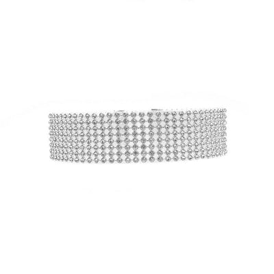 Rhinestone Choker Necklace