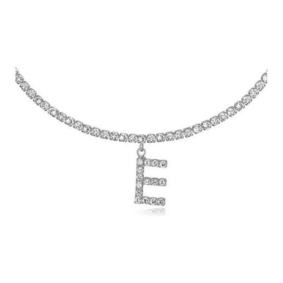 Diamond Letters Necklace Jewelry