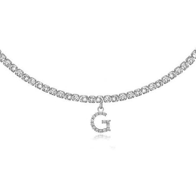 Diamond Letters Necklace Jewelry