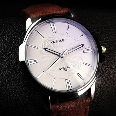 YAZOLE Fashion Quartz Watch Luxury Male Clock