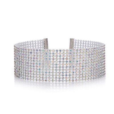 Rhinestone Choker Necklace