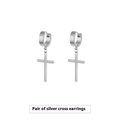 Cross Stud Earrings