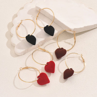 Heart shaped earrings