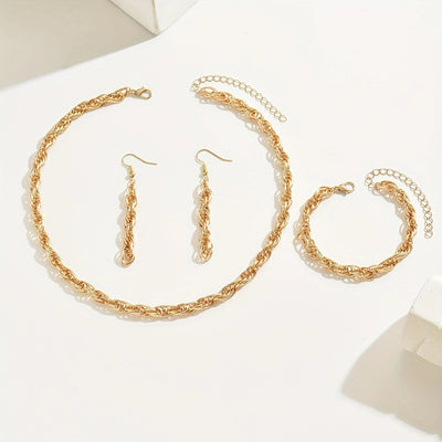 Necklace, Bracelet, And Earring Set