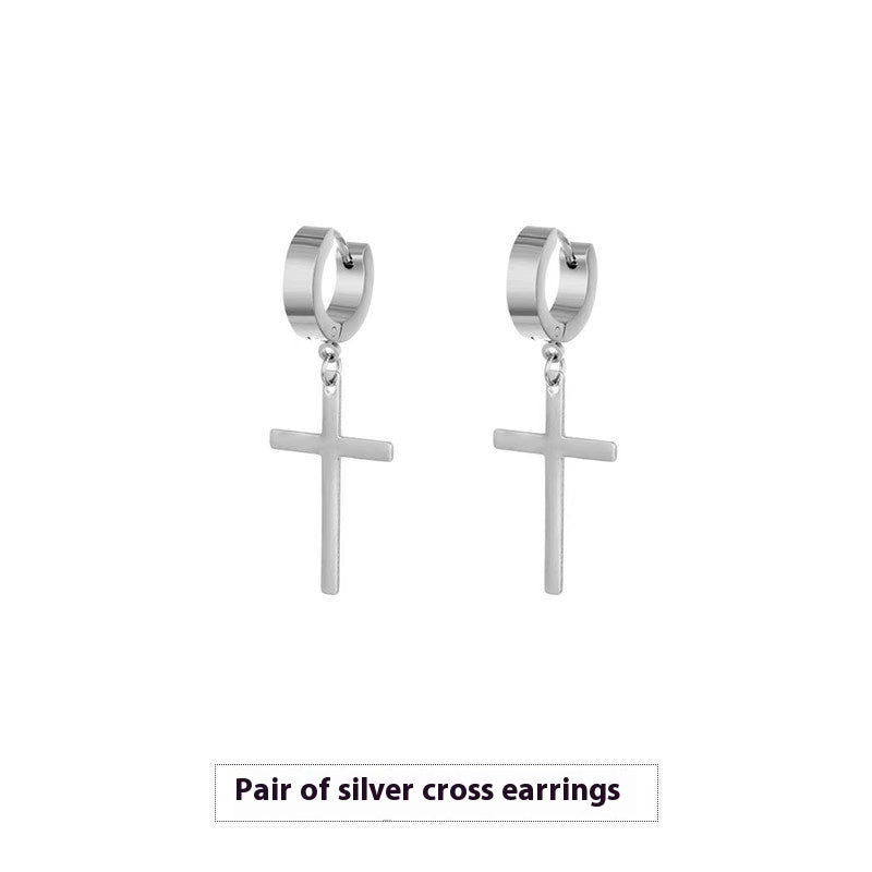 Cross Stud Earrings