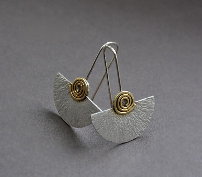 Semicircle Earrings