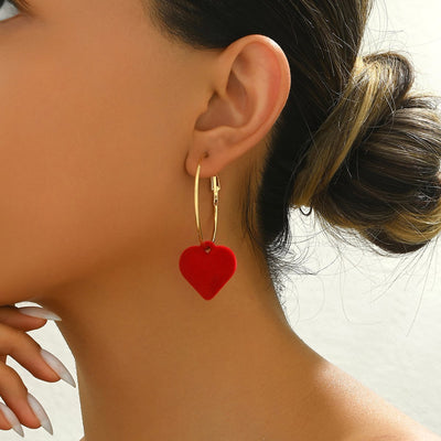 Heart shaped earrings