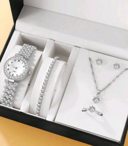 Fashion Rhinestone Quartz Bracelet Wrist Watch For Women